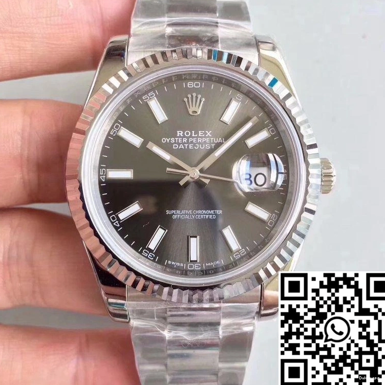 Rolex M126334-0014 II EW Dial Grey Datejust Factory 0128